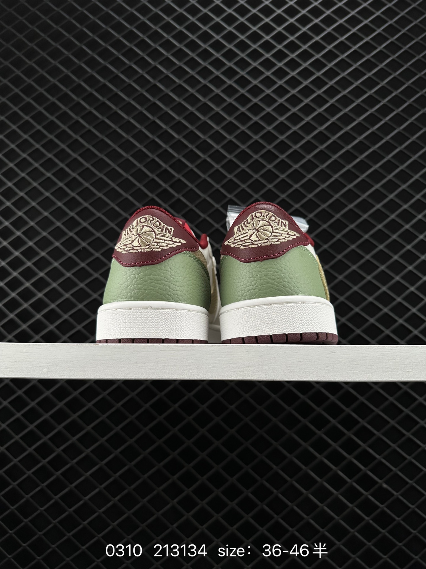 fragment design x Travis Scott x Nike Air Jordan 1 Low OG SP”Black/Green Toe“